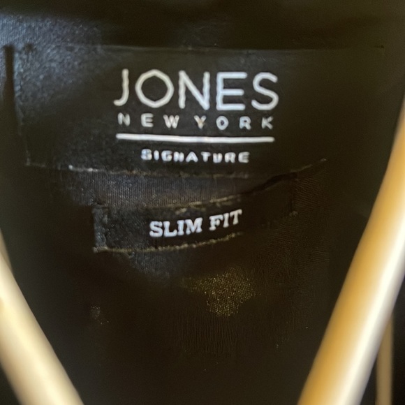 Jones New York Signature collection black dress blouse - Picture 3 of 6